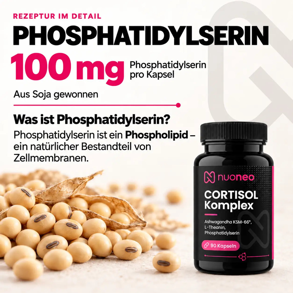 Cortisol Komplex mit 100 mg Phosphatidylserin aus Soja