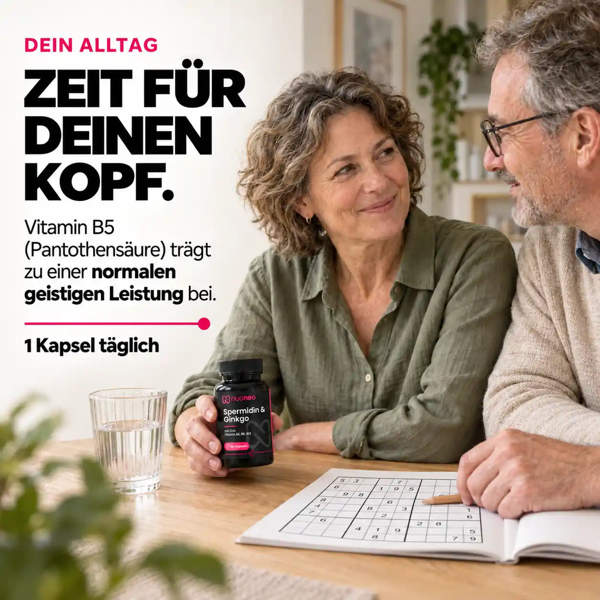 Vitamin B5 trägt zu einer normalen geistigen Leistung bei