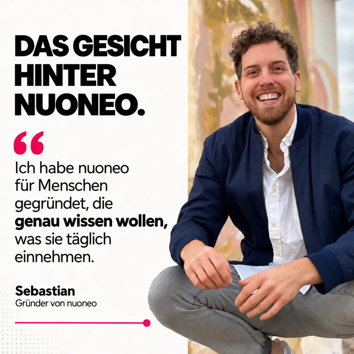 Sebastian, Gründer von nuoneo