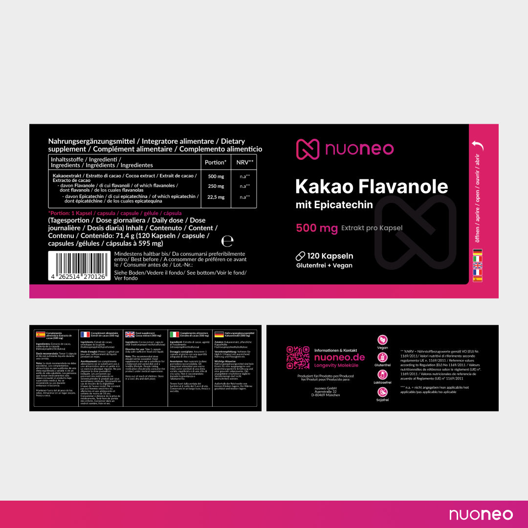 Kakao_Flavanole_Kapseln_Label