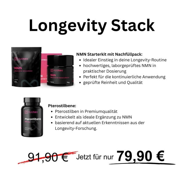 NMN Longevity Stack + Pterostilben