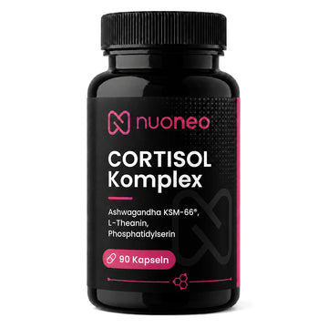 Cortisol Komplex mit KSM-66, L-Theanin und Phosphatidylserin – 90 Kapseln