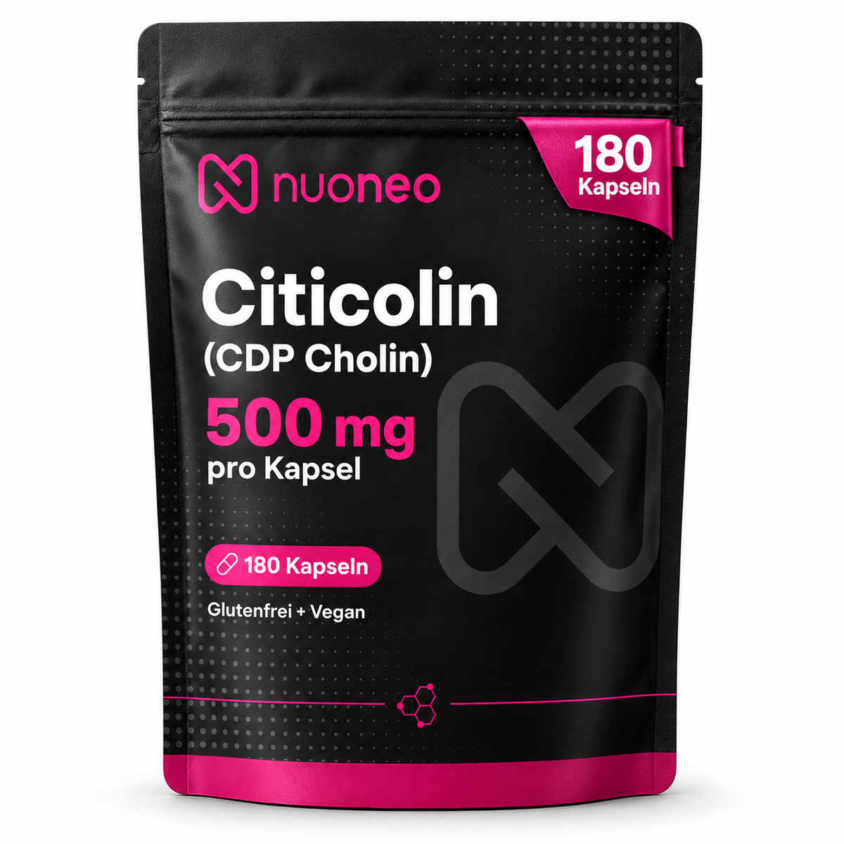 nuoneo Citicolin 500 mg, 180 Kapseln im Vorratsbeutel
