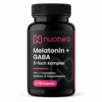 Melatonin und GABA 5-fach Komplex – 60 Kapseln von nuoneo